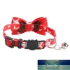 Dog Collars & Leashes Pet Cat Collar Bow Tie Cotton Plaid Dots Halloween Christmas Quick Release Puppy Kitten Accessories Supplies1