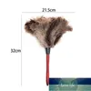 Dusters 1 adet Anti-Statik Tüy Duster Ostrich Kürk Ahşap Kolu Fırça Toz Temizleme Aracı Ev Tozlama Araçları