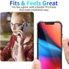 1.5MM Acrylic Clear Case Cover Anti-Scratch Shockproof Hard Transparent Cases with Soft Raises for iPhone 15 pro max 12 mini 11