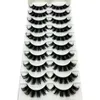 Eyelashes DD Curl Natural Faux Mink Eye Lashes Make Up Tools Wholesale Fluffy Eyelash Thick Long Fake Lash