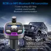 Transmetteur FM Kit voiture 5.0 compatible Bluetooth Affichage LED Chargeur double USB Lecteur de musique MP3
