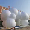 Giant White Inflatable Pavilion Foam Bubble Pavilion With Blower and LED strip For Music Party Decoration