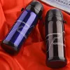 BAISPO Ze Stali Nierdzewnej Ekologiczne Przenośne 800 ml Camping Camping Vaccum Cup Insulat Thermos Cup Butelka Wody termicznej 210913