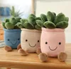 Party Favor Realistic tulip meat plant plush soft bookshelf decorative doll creative potted flowers throw pillow children gift JJA9428