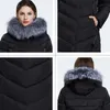 ZIAI Womens Winter Down Jacket Plus Size Coats Long Loose Fur Collar Female parkas fashion factory quality in stock FR-2160 210913