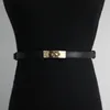 Designer Belt dames dunne verstelbare lederen decoratieve broek punch gratis jurk vers veelzijdige zomer