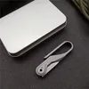 Promotion haut de gamme Mini petit couteau de poche EDC M390 lame satinée TC4 poignée en alliage de titane couteaux porte-clés avec boîte de vente au détail