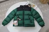 Childs Down Coat Omkeerbaar Perrito Jacket Peuter jongens meisjes kinderen winter berg chimborazo hoodies groen warm noordelijk dik 700 boven 7036661