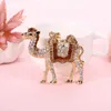 Camel cristal porte-clés porte-clés strass petits bijoux diamant chameau alliage voiture porte-clés sac dame pendentif bijoux mode G1019