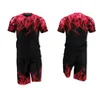 Dress Men Sets Lato 2021 Nowe Casual T-Shirts + Spodenki Sport Suit Streetwear Odzież Jogging Men 2 Piece Set Track Garnitury X0610