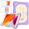 Tablet Cases for Ipad 10.2 with Pencil Holder kickstand Hand Strap Shoulder Band Heavy Duty 3 in 1 Protective Case