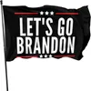 Ny!!! Gå Brandon Banner Flagga 90 * 150cm Utomhus Inomhus Små trädgård Flaggor Single-Stitched-Polyester Wht0228