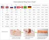 316 titanium steel silver love ring men and women rose gold ring for lovers couple ring for gift wedding Engagement Never Fade