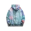 Streetwear Elkmu Bandana Patchwork con felpe con cappuccio di felpe da uomo hip hop hop casual autunno pullover con cappuccio haruku tops oversize he108 201020