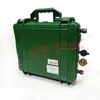 Army green 12V 80Ah Lifepo4 lithium battery pack built-in BMS for field survival Large ship machine +10A charger