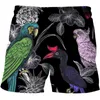 2021 Summer New Casual Retro Beach Shorts 3D Classical Men's Beach Pants flower Quick-drying Swimming Shorts Men's Board Shorts G1209