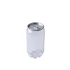 Plastic Beverage Bottle Pop Can 350ML 500ML 650ML Ring-pull Can Round Water Bottles Disposable food grade PET Juice Cups RRE10862