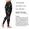 All-match Pantalon Gym Leggings Femmes Yoga Vêtements Pantalon Marbre Noir Femme Strechy Jeggings Femme Mode Fitness Costumes S ~ 2XL H1221