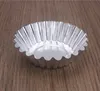 Aluminium 7 cm Okrągły kształt Muffin Egg Tarta Pudding Case Cupcake Liner Pieczenia Gotowanie Mold Mold Tarta Formy