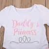 4 adet = 1 takım Yenidoğan Bebek Bebek Giysileri Set Kızın Bodysuit + Pantolon Tayt + Şapka + Hairband Suits Bebek Kız Giysileri 210317