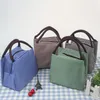 Borsa termica per il pranzo a righe Borsa termica in tessuto Oxford Borse termiche multicolori Borsa impermeabile Scatola per la colazione Cibo da viaggio per picnic portatile 5030 Q2