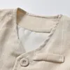TEM DOENER JONGEN Kleding Sets Winter Baby Baby Pasgeboren Kleding Gentleman Pak Tie Shirt + Vest + Broek 3 Stks Outfits voor Bebes 210309