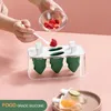 Outros produtos Bar Criativo 6 Grid Pequena árvore Sorvete Molde de Silicone Fuida Grau Picolé Popsicle Vara Civins Moldes DIY WH0552