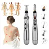 Massaggiatore portatile Meridians 5 Heads Penna elettronica per agopuntura Laser Therapy Heal Massage Device