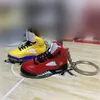 Creatieve Sneakers Model Souvenirs Sleutelhangers 3D Stereoscopische Basketbal Schoenen Sleutelhanger Man Auto Rugzak Decoratieve verrassingsgeschenken G1019