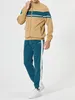 男性トラックスーツ秋冬メンズセットブランドスポーツスーツジャケット+パンツ2個セットファッションカジュアルトラックスーツ男性服20113
