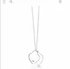 Mieć znaczki 925 Sterling Silver heart love naszyjnik wisiorek bijoux dla lady Design kobiet wesele biżuteria zaręczynowa dla panny młodej