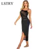 NXY Sexy Lingerie Lace Nightwear 에로틱 슬리퍼 여성 여름 수면 드레스를 통해 솔리드 블랙 파자마 목욕 가운 Nightgown1217
