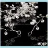 Инструменты Продуктымимитация Жемчужный Кристалл Свадебные Волосы Лозы Bridal Aessories Diamante Headband1 Drop Доставка 2021 LUIYW