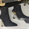 Stivali scarpe da donna tacchi alti delicati e confortevoli coda laser graffiti lusso elegante classico designer sexy 35-41