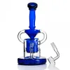 8,6 inchs grote glazen bongrecycler olieliken waterpijpen shisha glazen water waterpijp rookpijp met 14 mm kom