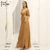 Missord Sexy Summer Deep V 폴카 도트 분할 Boho Beach Dresses 우아한 디자이너 층 길이 드레스 여성용 천 FT18443 210309