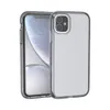 Для iPhone 12 Case Crystal Crystal Clean Case Soft TPU жесткий PC задняя крышка чехол для телефона для iPhone 12 Pro Max