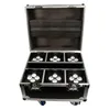 6in1 opladen Flight Case-4x18W Batterij Powered LED Uplight Disco Par Projector voor DJ Lighting