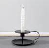 2021 Nieuwe Iron Taper Candle Holder, Black Candlestick Houders Insse Stands, Wedding, Dinning, Party Decorations