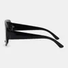 Unisex Casual Creative Dashing Vollrahmen-Sonnenbrille mit bequemem Nasensitz und UV-Schutz – Schwarz