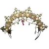 Accessori per capelli Gothic Lolita Tiara Crown Head Abbraccio Pacchetto di materiale fai -da -te Halloween Sun Goddess Auroco Halo Chieno Part238c