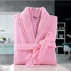 Inverno 100% Algodão Bathrobe Toweling Terry Longo Digpe Veste Amantes Homens e Mulheres Nightrobe Sleepwear Casual Casual 210924