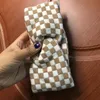 20 стиль дизайнерский дизайнер для повязки на голову Elastic Women Brand Brands Girl Brand Письмо Retro Luxury Grids Accessories Hair Band Accessories осень AN1810304