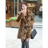 Mamma Loose Faux Fur Coat XS-2XL Plus Storlek Vinter Europa och Amerika Långärmad Fashion Slim Faux Jacket LR381 210531