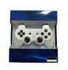 Dropship Dualshock 3 Bluetooth Wireless Controller for PS3 Vibration Joystick Gamepad Game Controllers With Retail Box