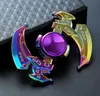 Игрушки едят куриный металл Fidget Spinner стиль крепость пальца топ Джедай выживание на земле