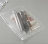 A6 Clear Plunced Binder Pocketing Bags для ноутбуков 6 отверстий на молнии.