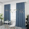 Cortina de estrelas dos desenhos animados para crianças sala de quarto cinza cortina de blackout para sala de estar linho tecido sheer drape moda s438 # D 210712