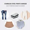Hangers & Racks 10/20Pcs Hadifield Steel Stand Hanger Pants Skirt Clothes Adult Kid Clothing Rotatable Holder With 2 Adjustable Non-slip Cli