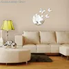 Mirrors 3D Butterfly DIY Mirror Wall Sticker Aesthetic Room Decor Stickers Decal Bedroom Bathroom Home Treandy